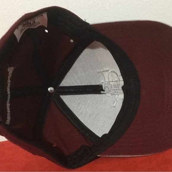 VINTAGE! NRA ~ HIGH CALIBER CLUB One-size Hat Embroidered Baseball Cap USA Made - Picture 9 of 9